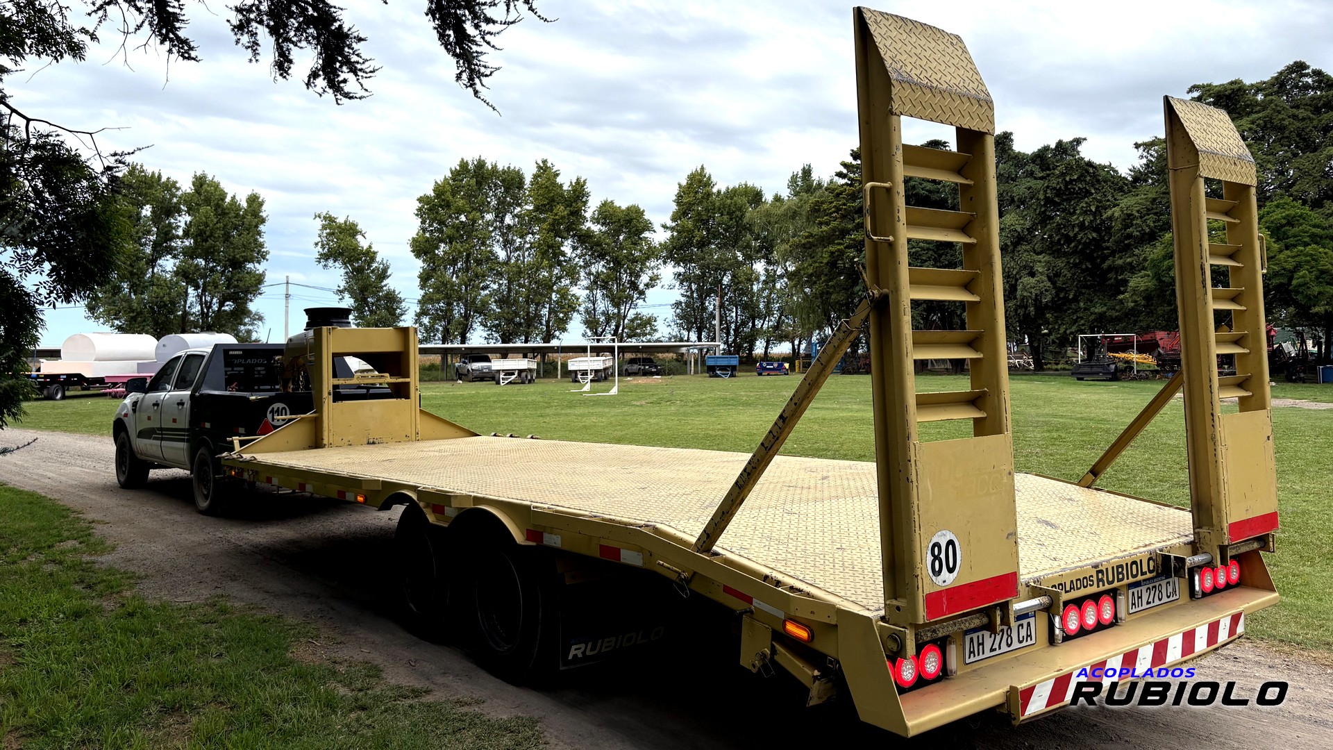 Tráiler Semirremolque Balancín homologado para 6/7 Tn. de capacidad USADO. (HO1010-U) - Imagen 3