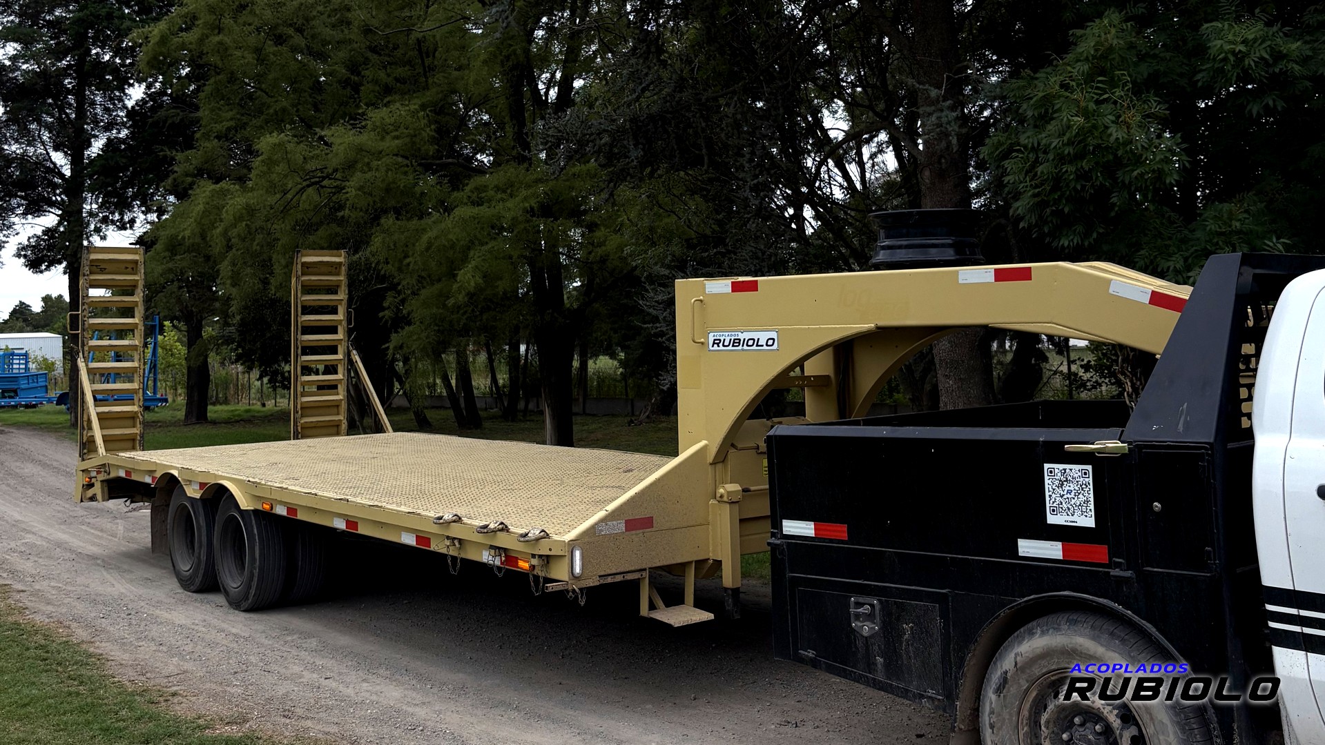 Tráiler Semirremolque Balancín homologado para 6/7 Tn. de capacidad USADO. (HO1010-U)