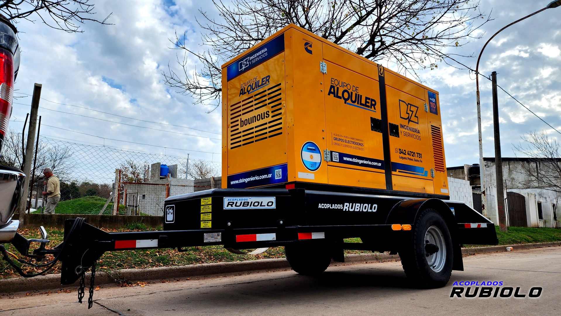 Tráiler Homologado para Grupo Electrógeno Y/O Generador (HO1024-E) MODELO ÚNICO - Imagen 3