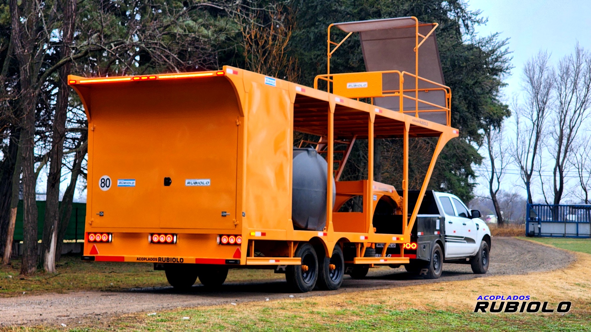 Semirremolque Abierto Homologado para Drones Fumigadores (HO1030) - Imagen 3