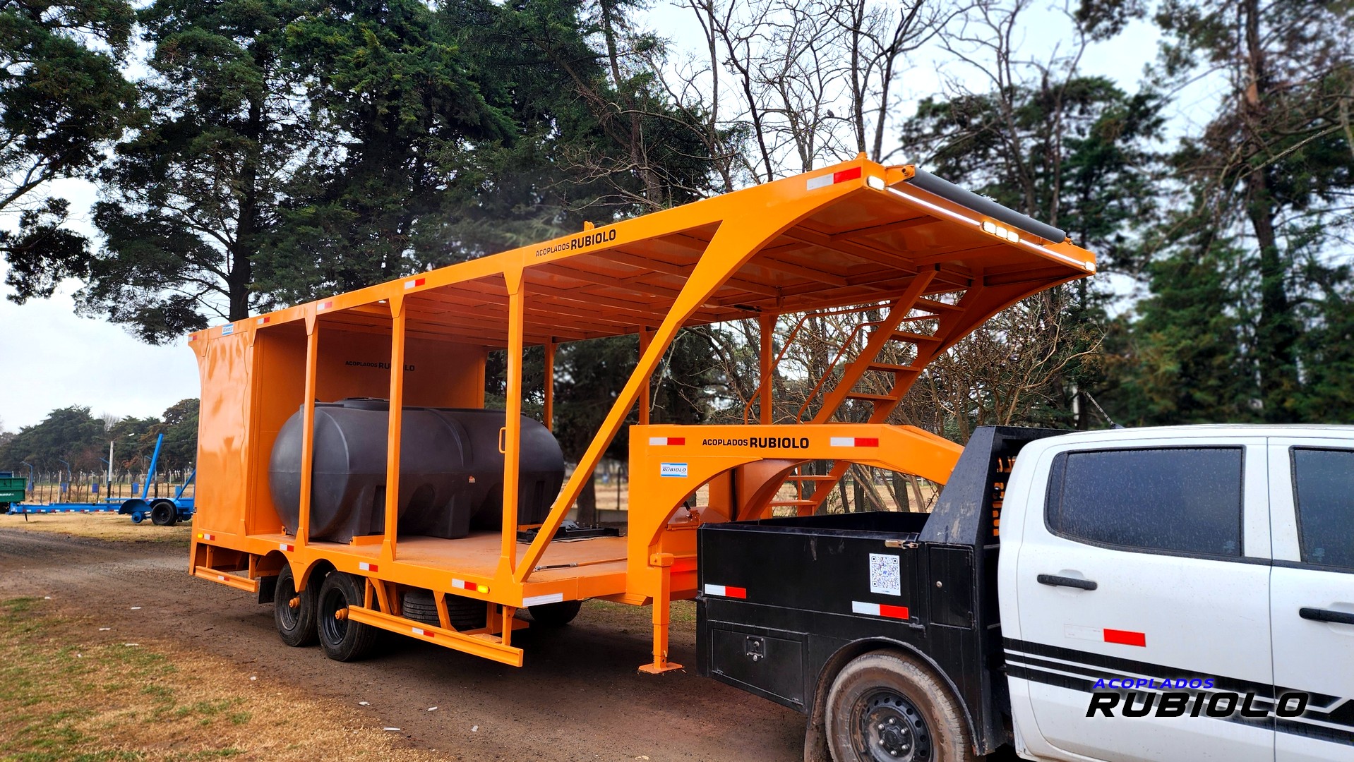 Semirremolque Abierto Homologado para Drones Fumigadores (HO1030)