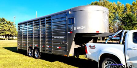 Trailer Semirremolque Homologado para caballos Estilo Americano (JA1021-S)