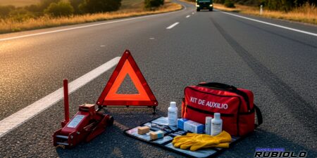 Kit de auxilio (Gato a Botella, Llave cruz y botiquin) (OP1197)