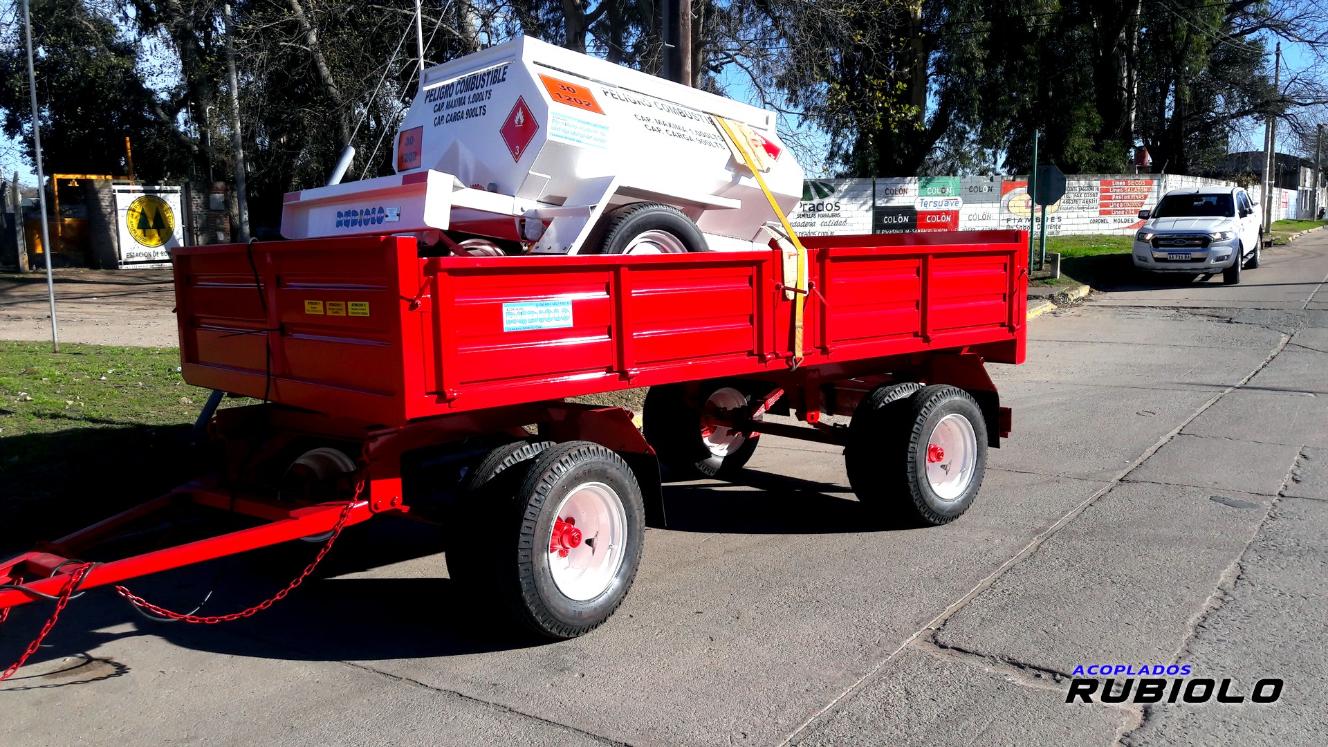 Acoplado Playo para 6/7 Tn. de 4 Mts. de largo (PL1014) - Imagen 7