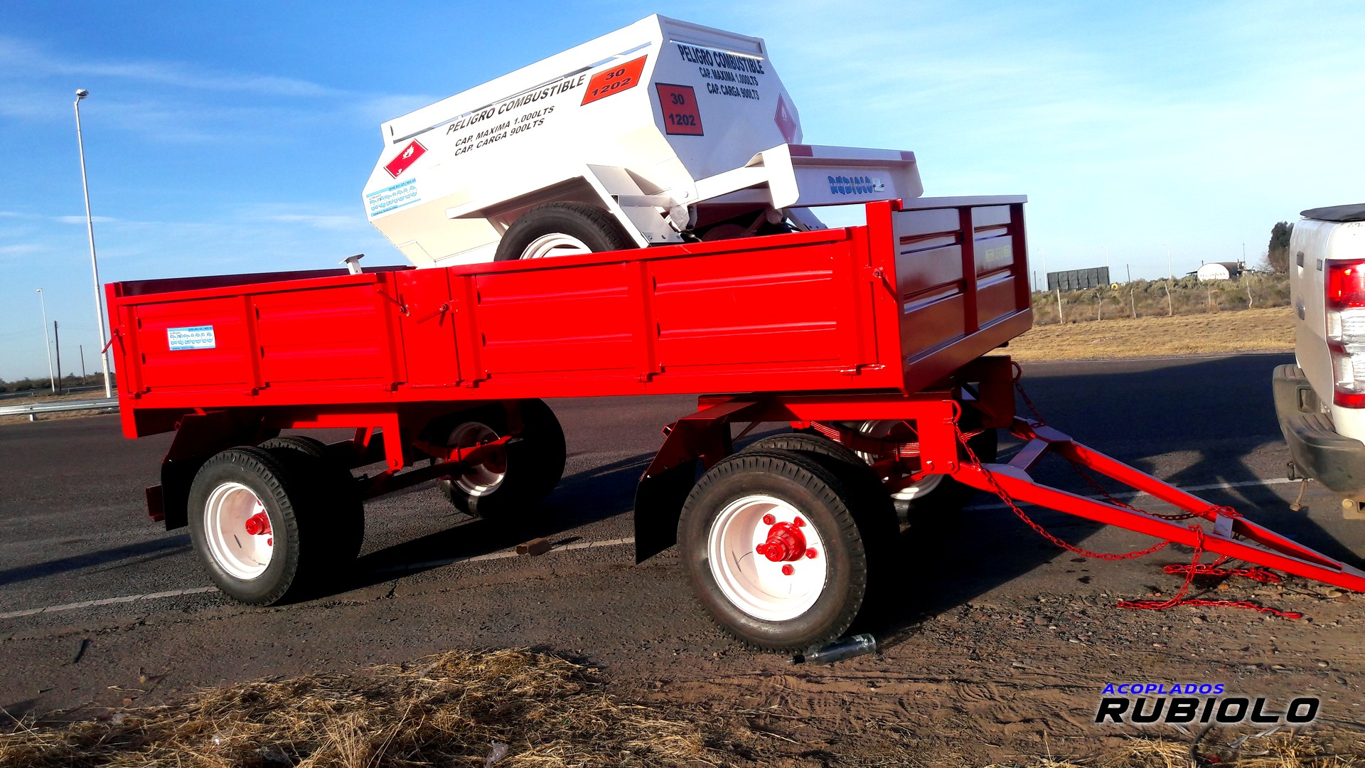 Acoplado Playo para 6/7 Tn. de 4 Mts. de largo (PL1014) - Imagen 6