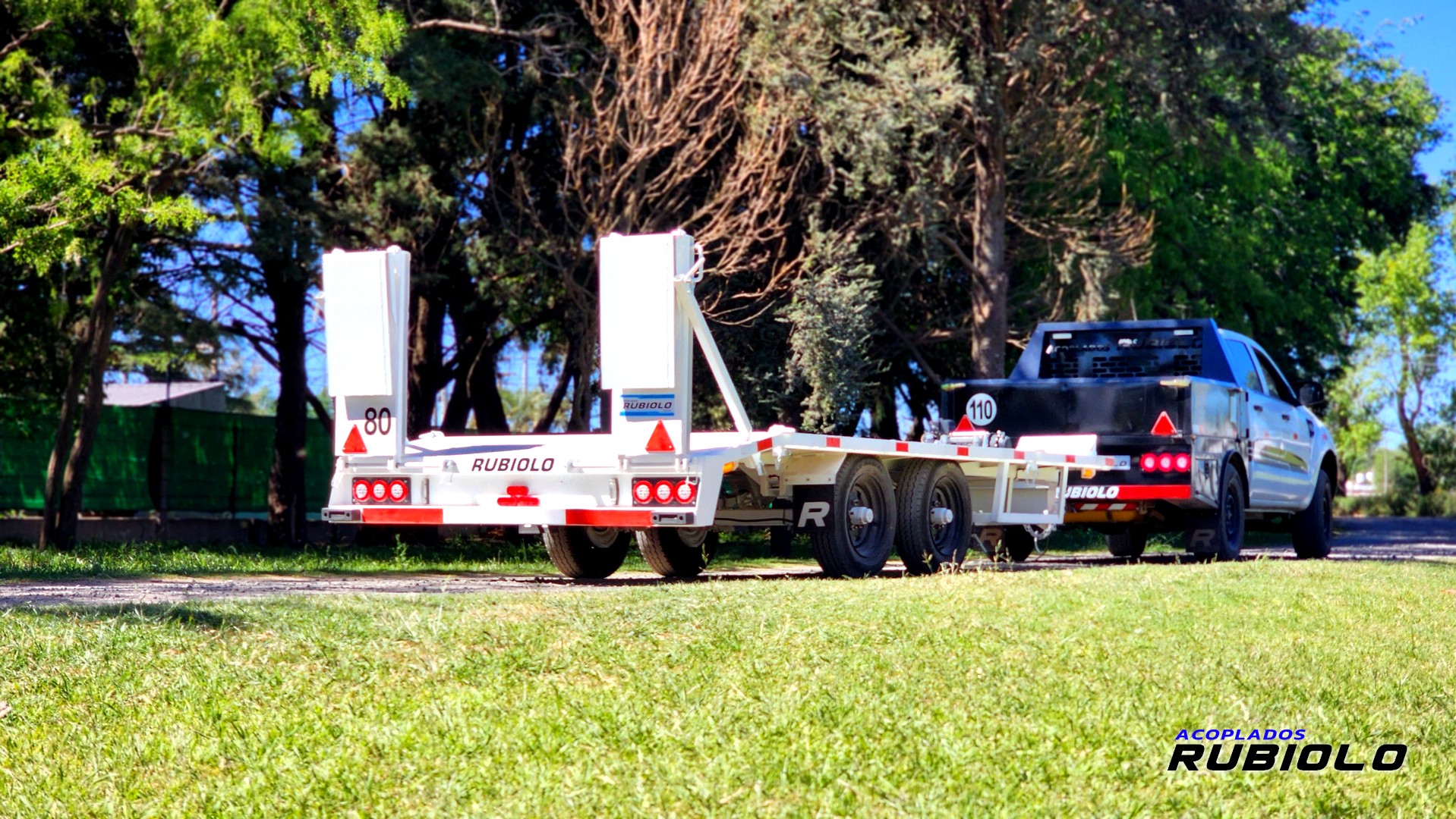 Tráiler Balancín Homologado Ruedas Abajo para 3 Tn. De 6 x 2 Mts. (TR1030-S)