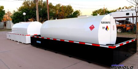 Tanque estacionario con Batea Antiderrame de para 20.000 Lts. (TB1012)