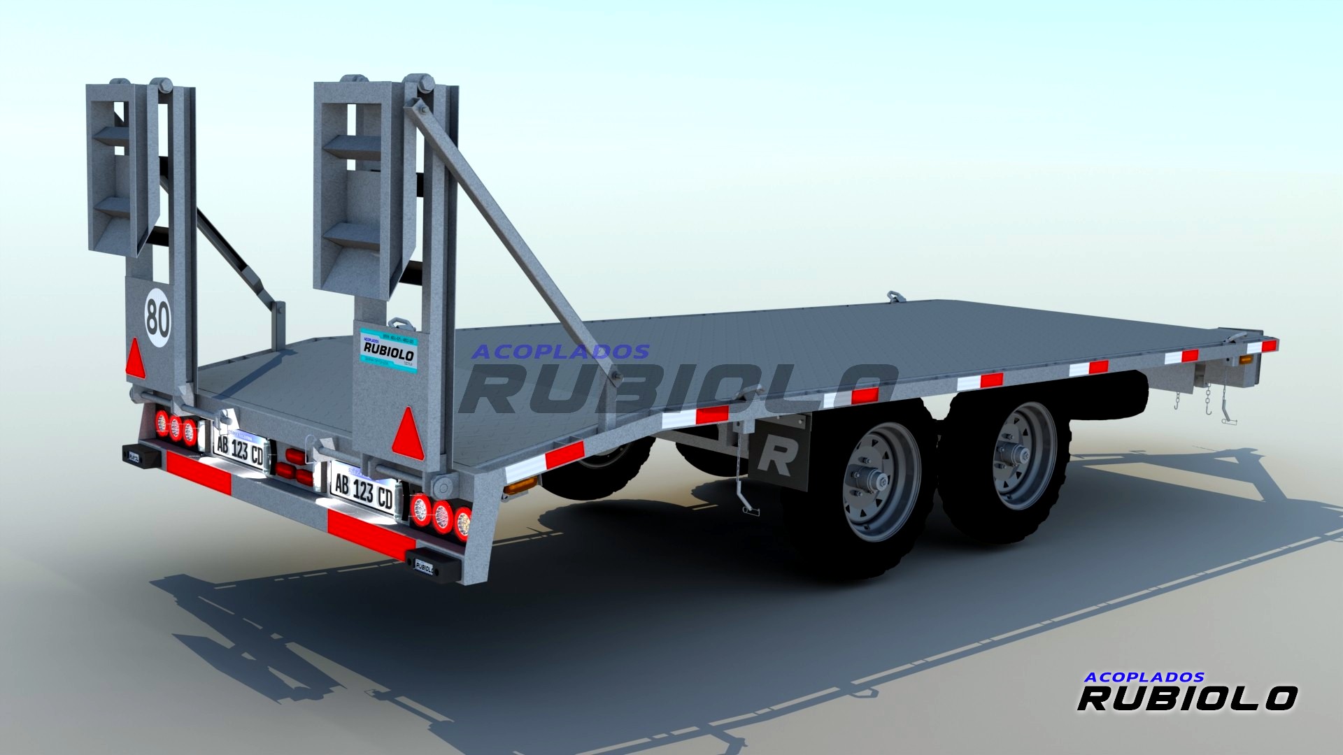 Tráiler Balancín Homologado Ruedas Abajo para 3 Tn. De 6 x 2 Mts. (TR1030-S) - Imagen 15