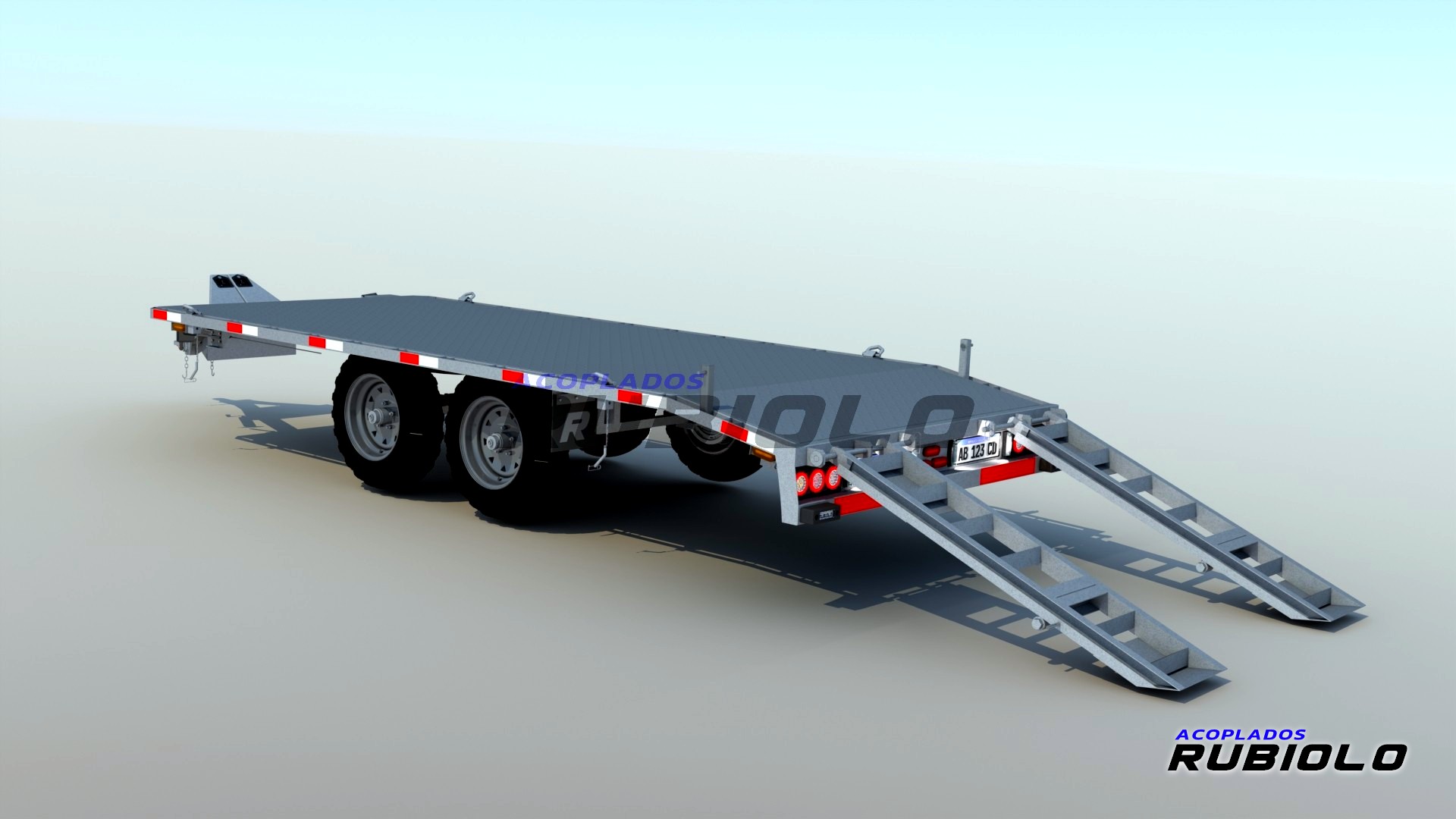 Tráiler Balancín Homologado Ruedas Abajo para 3 Tn. De 6 x 2 Mts. (TR1030-S) - Imagen 13