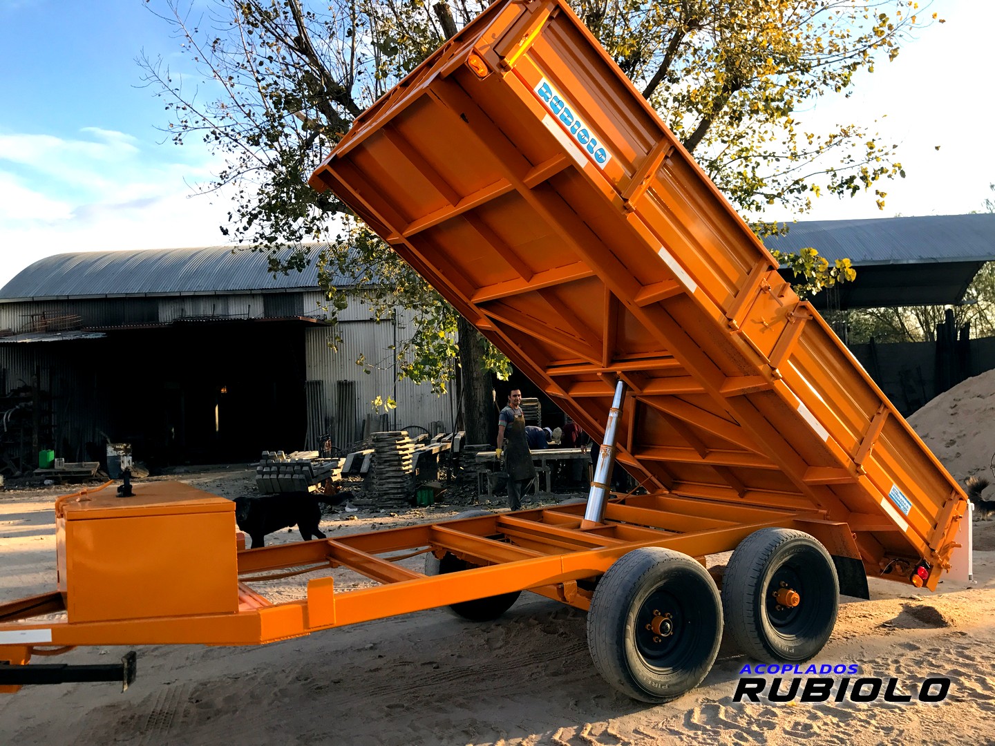 Acoplado Volcador Trasero Balancin para 3/4 Tn. (VO1014) - Imagen 7